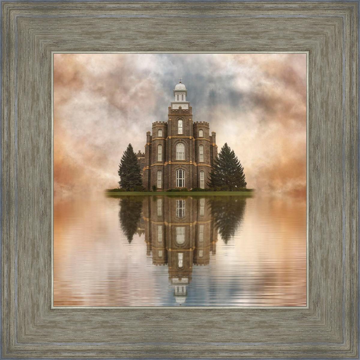 Millennial Reflection Logan Utah Temple