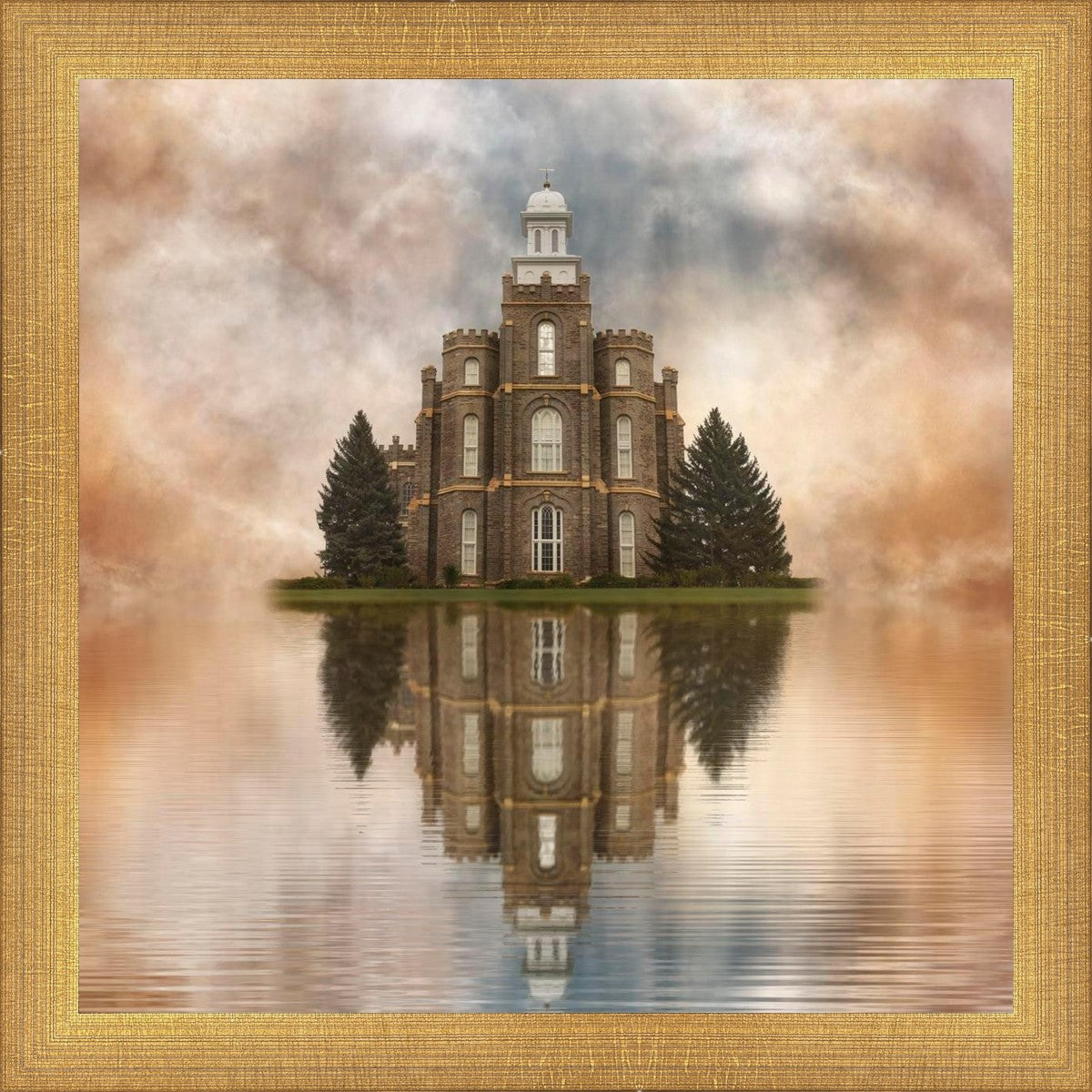 Millennial Reflection Logan Utah Temple