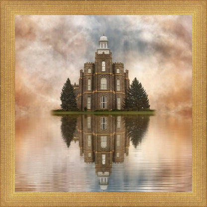 Millennial Reflection Logan Utah Temple