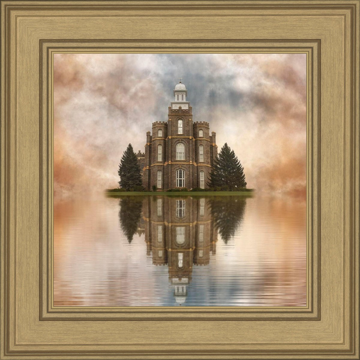 Millennial Reflection Logan Utah Temple