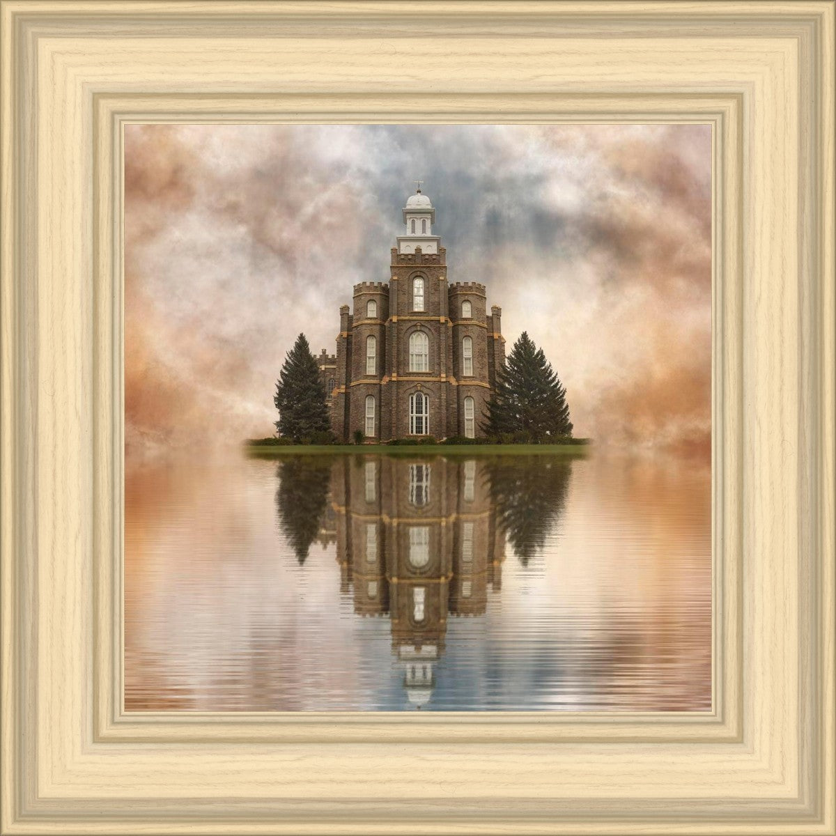 Millennial Reflection Logan Utah Temple