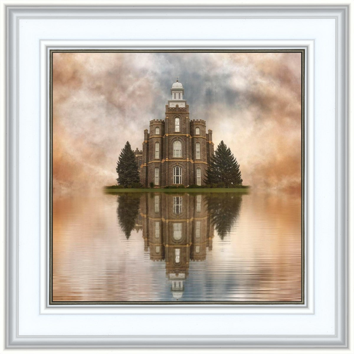 Millennial Reflection Logan Utah Temple