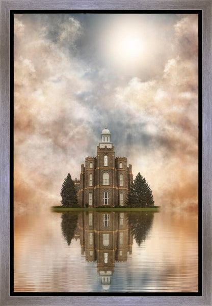 Millennial Reflection Logan Utah Temple