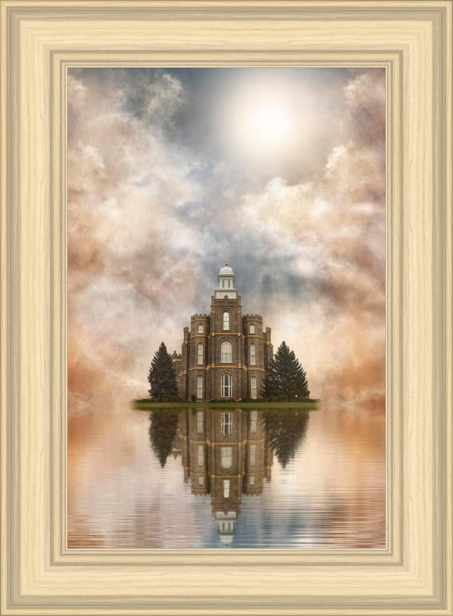 Millennial Reflection Logan Utah Temple