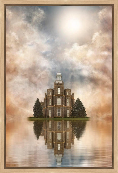 Millennial Reflection Logan Utah Temple