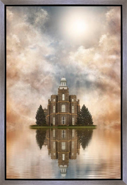 Millennial Reflection Logan Utah Temple