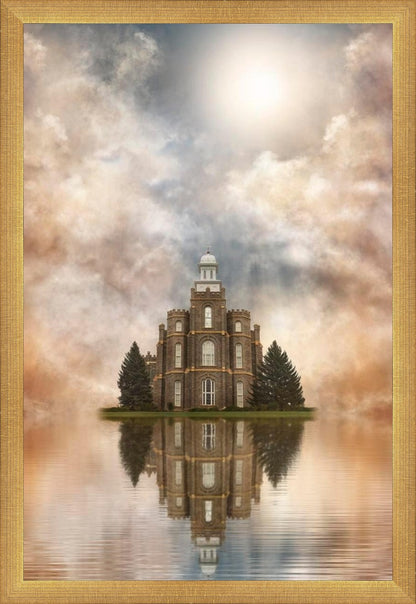 Millennial Reflection Logan Utah Temple