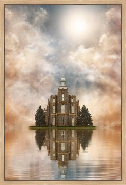 Millennial Reflection Logan Utah Temple