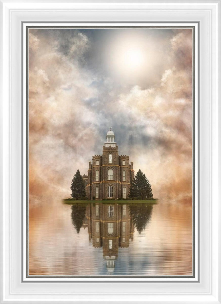 Millennial Reflection Logan Utah Temple