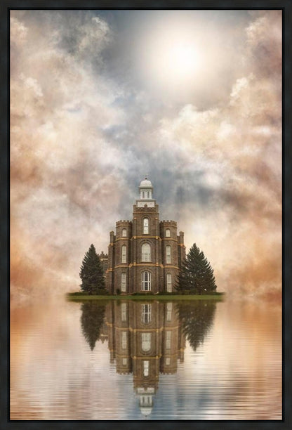 Millennial Reflection Logan Utah Temple