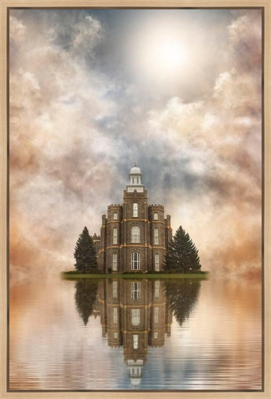 Millennial Reflection Logan Utah Temple