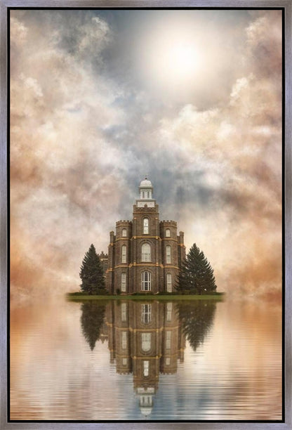 Millennial Reflection Logan Utah Temple