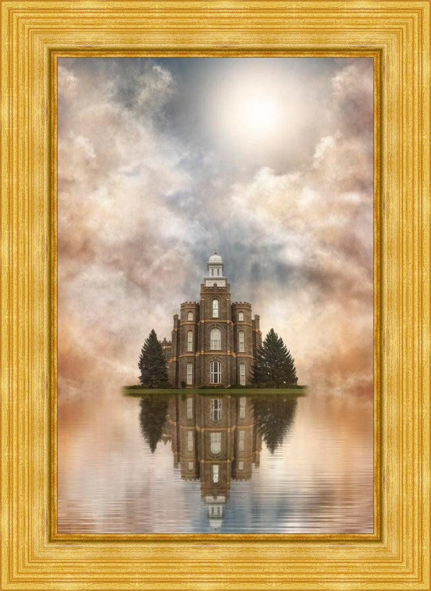 Millennial Reflection Logan Utah Temple