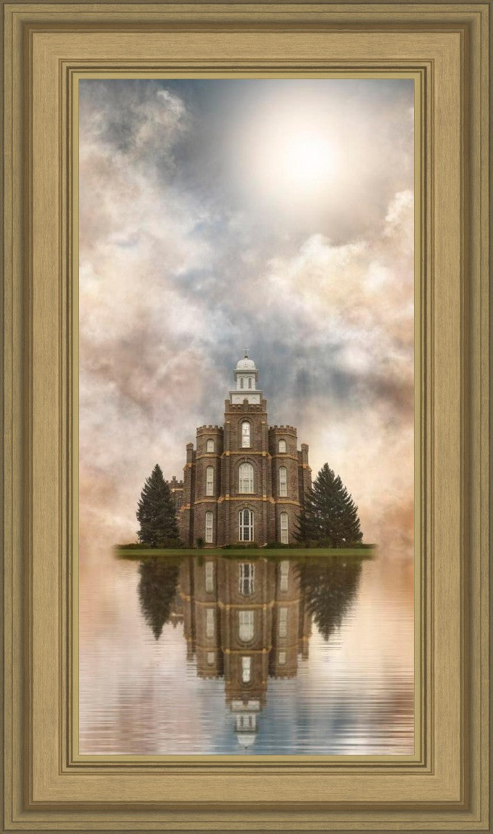 Millennial Reflection Logan Utah Temple