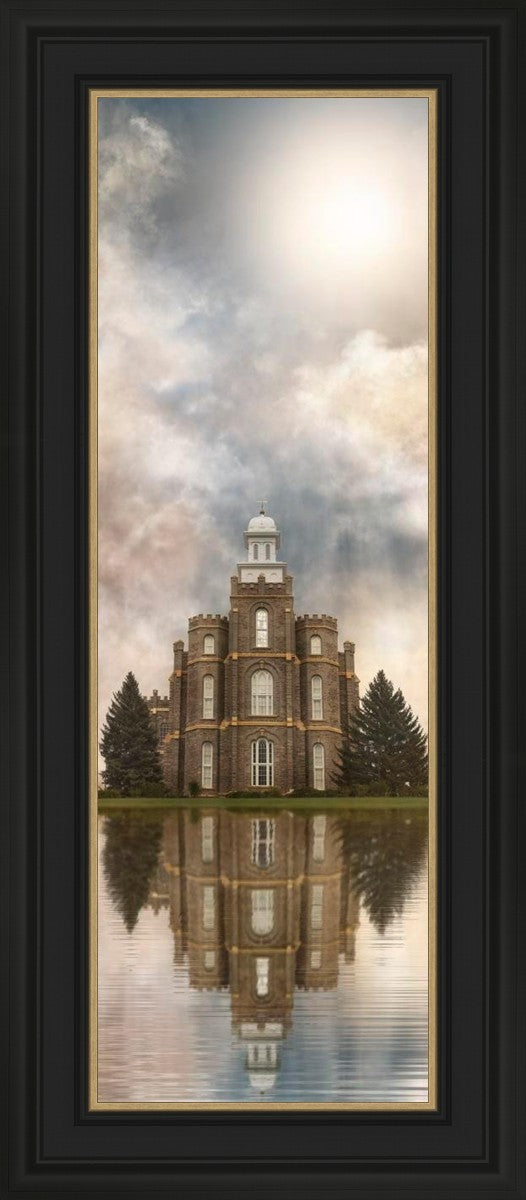 Millennial Reflection Logan Utah Temple
