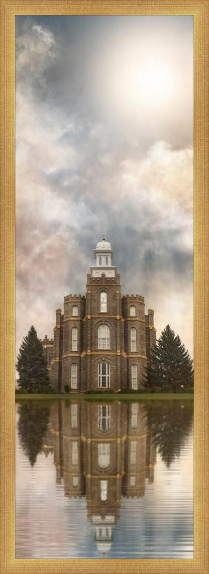 Millennial Reflection Logan Utah Temple