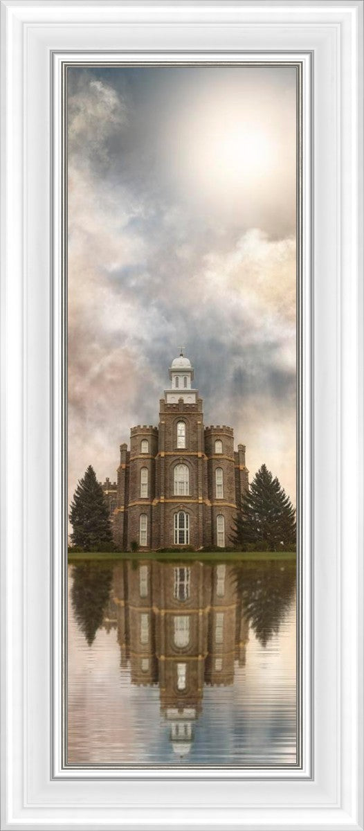 Millennial Reflection Logan Utah Temple