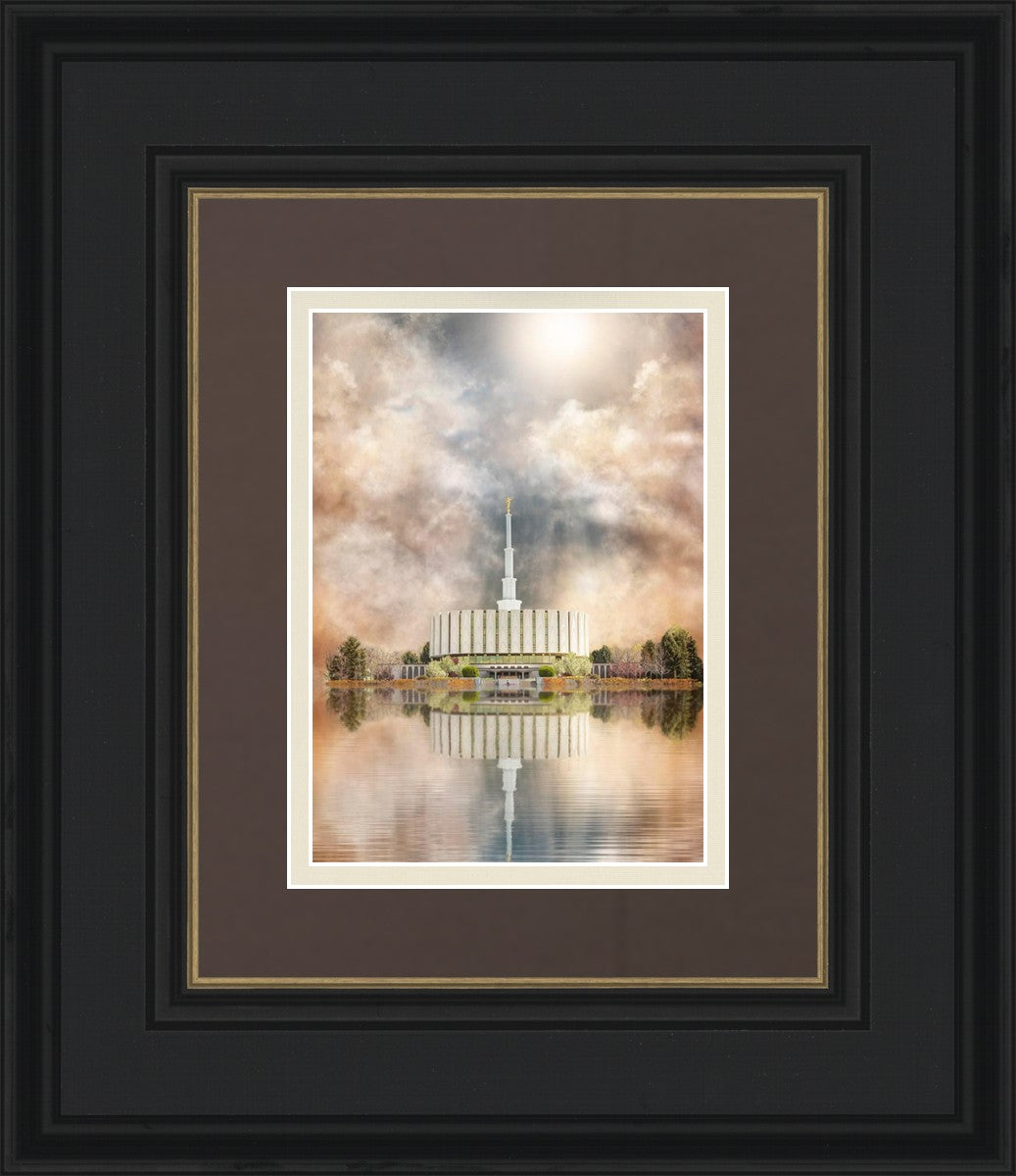 Millennial Reflection Provo Utah Temple