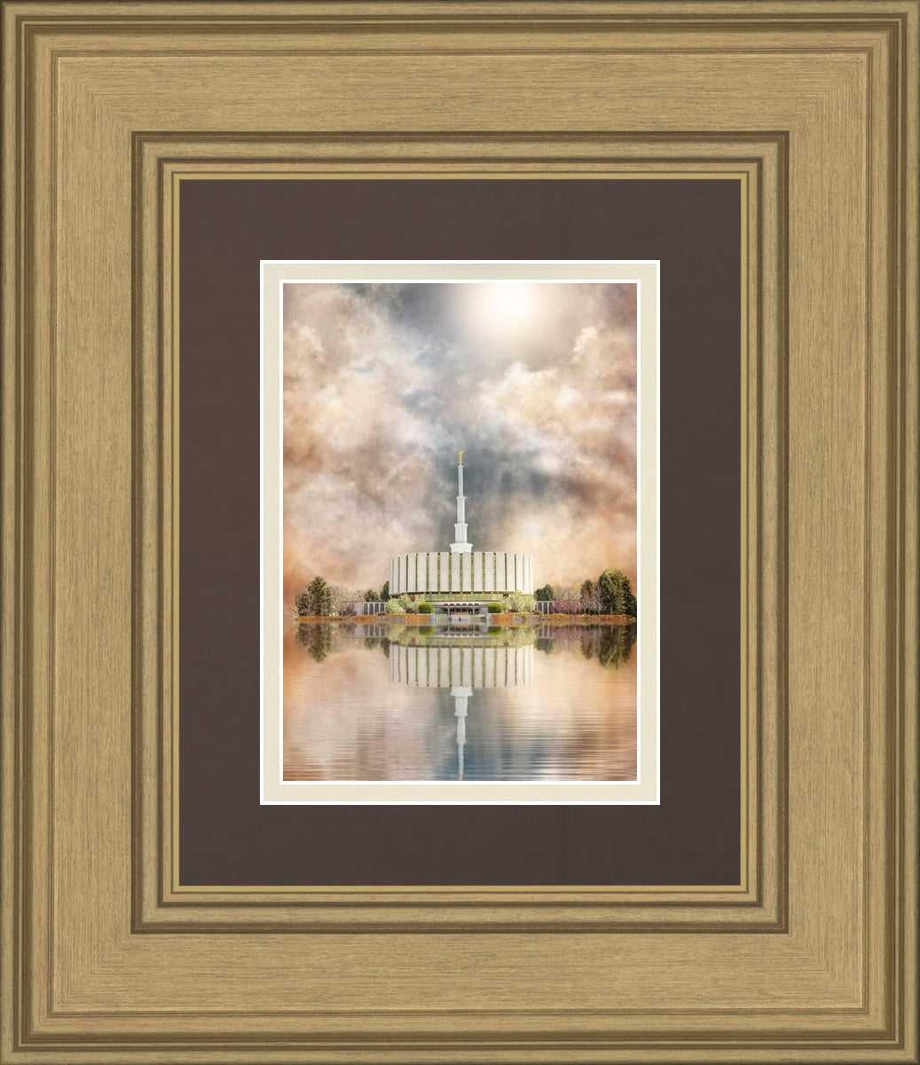 Millennial Reflection Provo Utah Temple