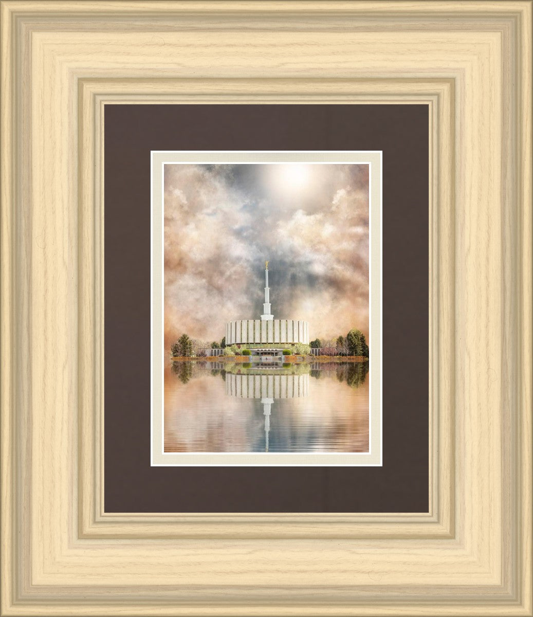 Millennial Reflection Provo Utah Temple