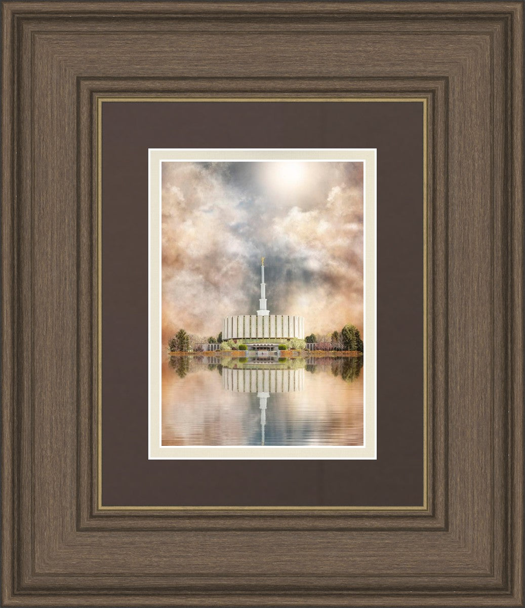 Millennial Reflection Provo Utah Temple