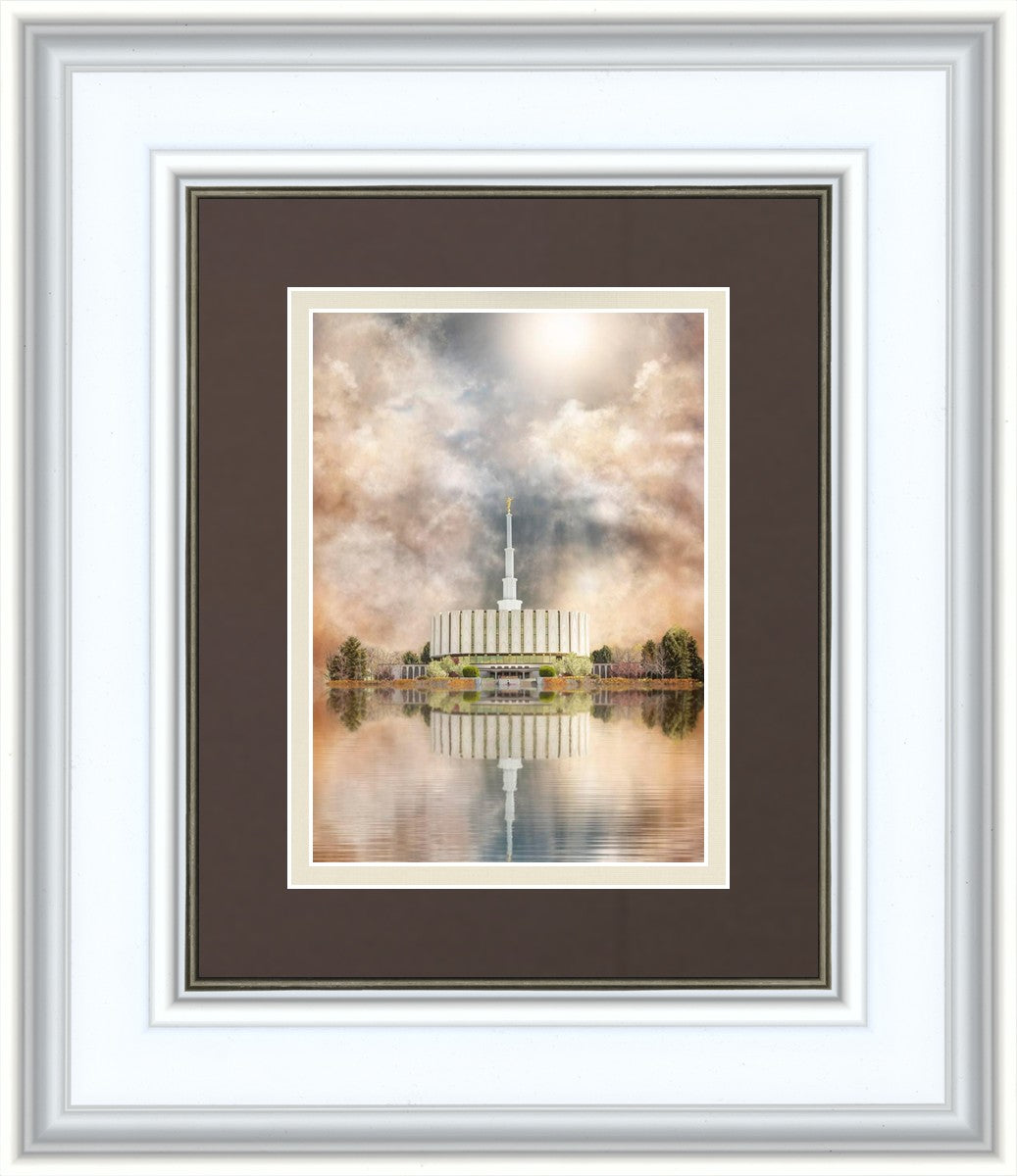 Millennial Reflection Provo Utah Temple