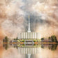 Millennial Reflection Provo Utah Temple