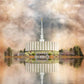 Millennial Reflection Provo Utah Temple