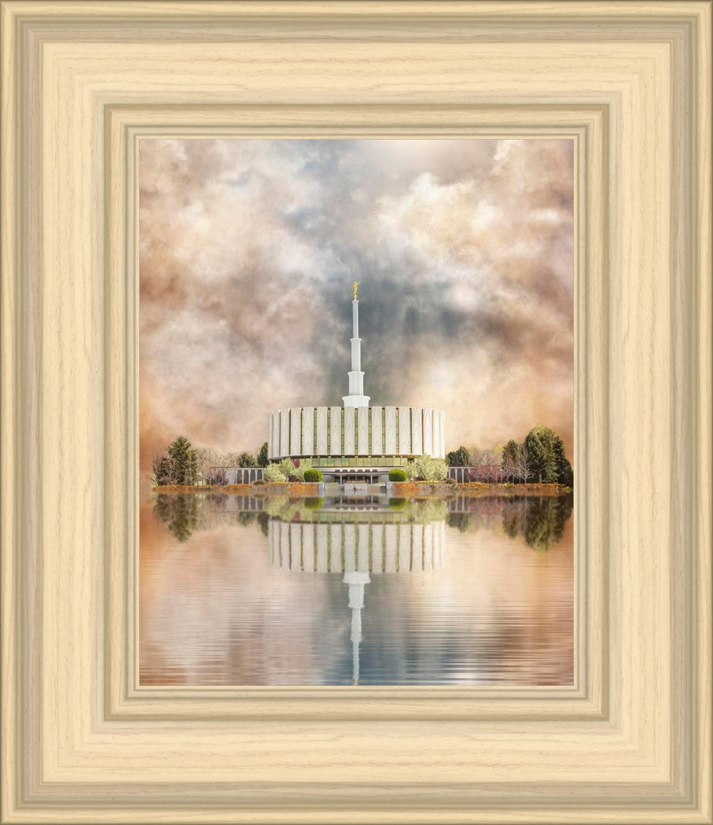 Millennial Reflection Provo Utah Temple