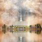 Millennial Reflection Provo Utah Temple