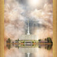 Millennial Reflection Provo Utah Temple
