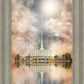 Millennial Reflection Provo Utah Temple