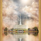 Millennial Reflection Provo Utah Temple