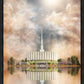 Millennial Reflection Provo Utah Temple