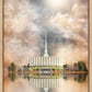 Millennial Reflection Provo Utah Temple