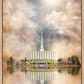 Millennial Reflection Provo Utah Temple