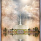 Millennial Reflection Provo Utah Temple