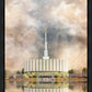 Millennial Reflection Provo Utah Temple