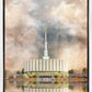 Millennial Reflection Provo Utah Temple