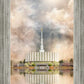 Millennial Reflection Provo Utah Temple