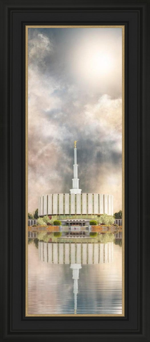 Millennial Reflection Provo Utah Temple