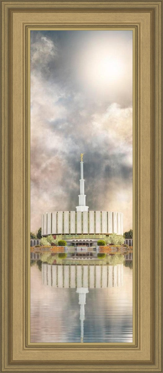 Millennial Reflection Provo Utah Temple