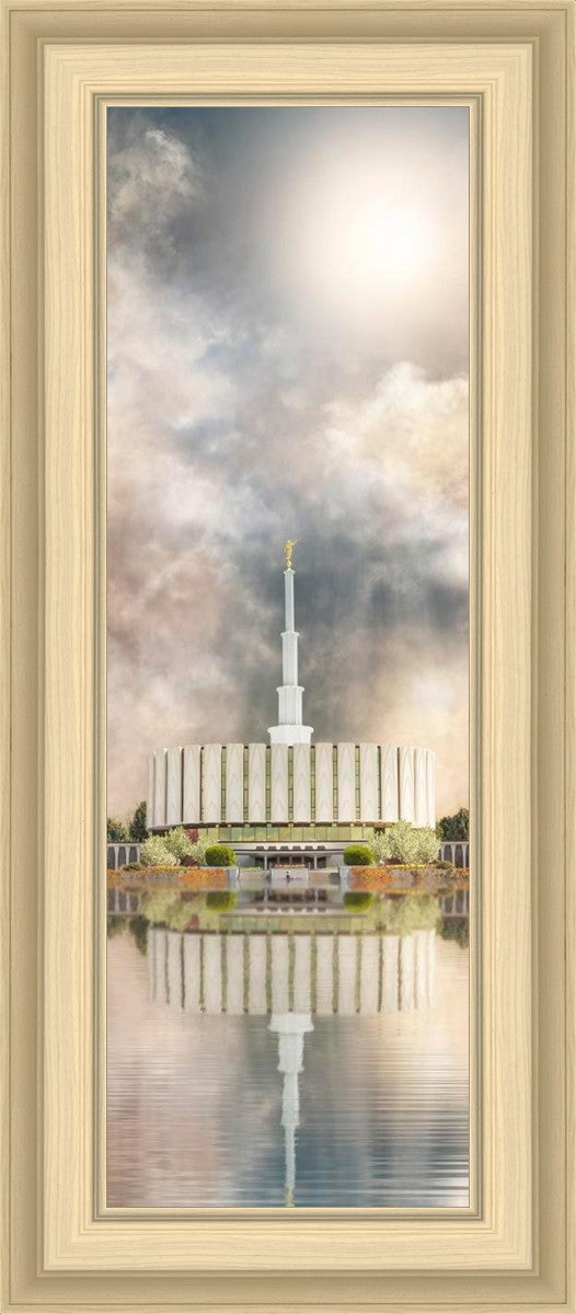 Millennial Reflection Provo Utah Temple