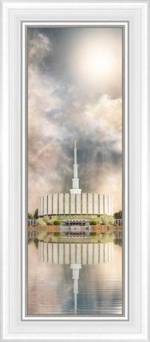 Millennial Reflection Provo Utah Temple