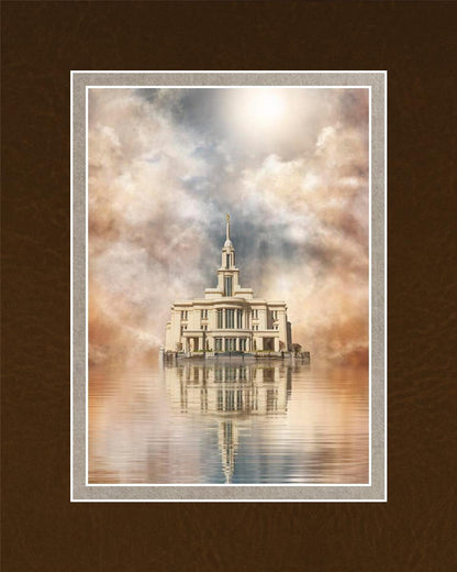 Millennial Reflection Payson Utah Temple