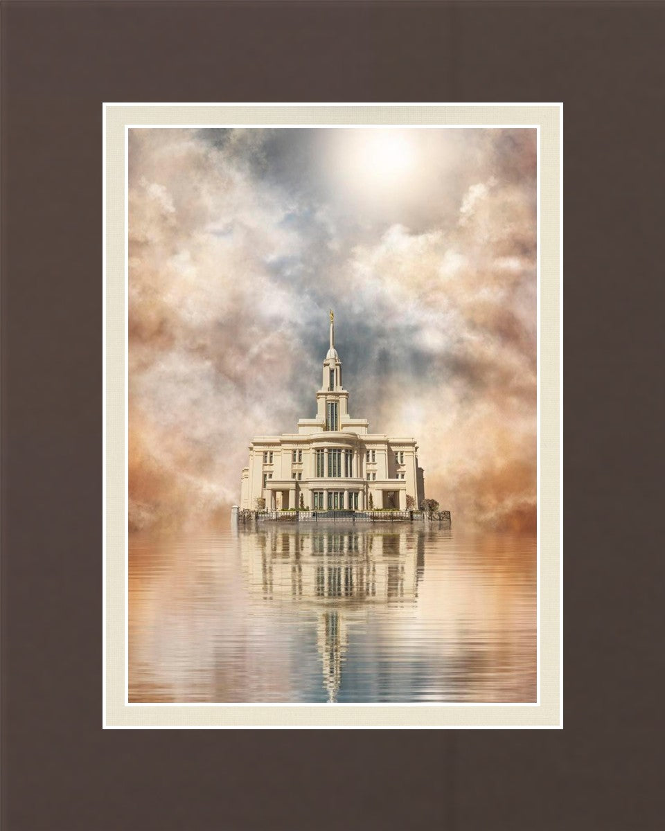 Millennial Reflection Payson Utah Temple