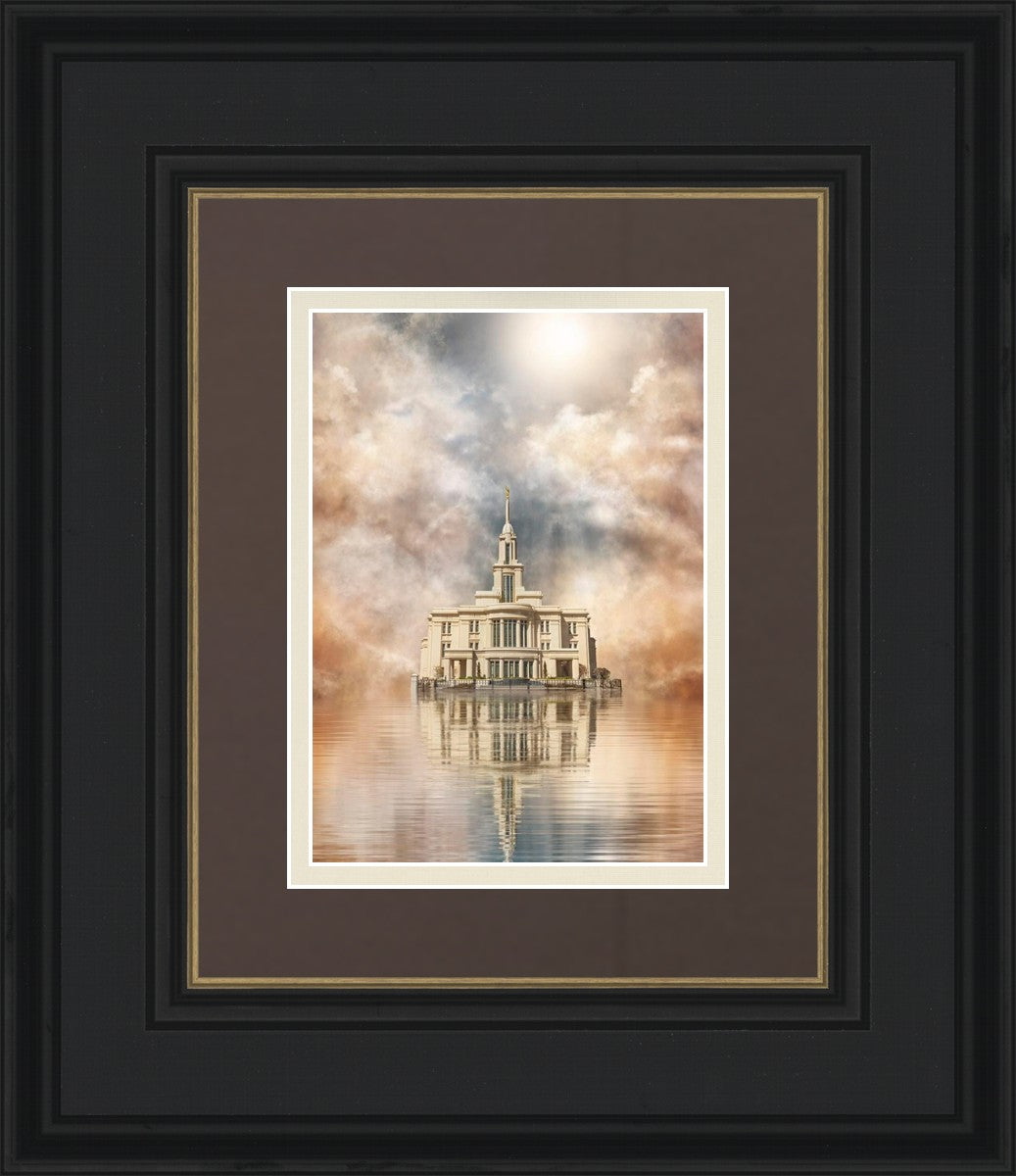 Millennial Reflection Payson Utah Temple