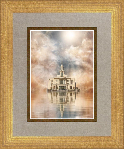Millennial Reflection Payson Utah Temple
