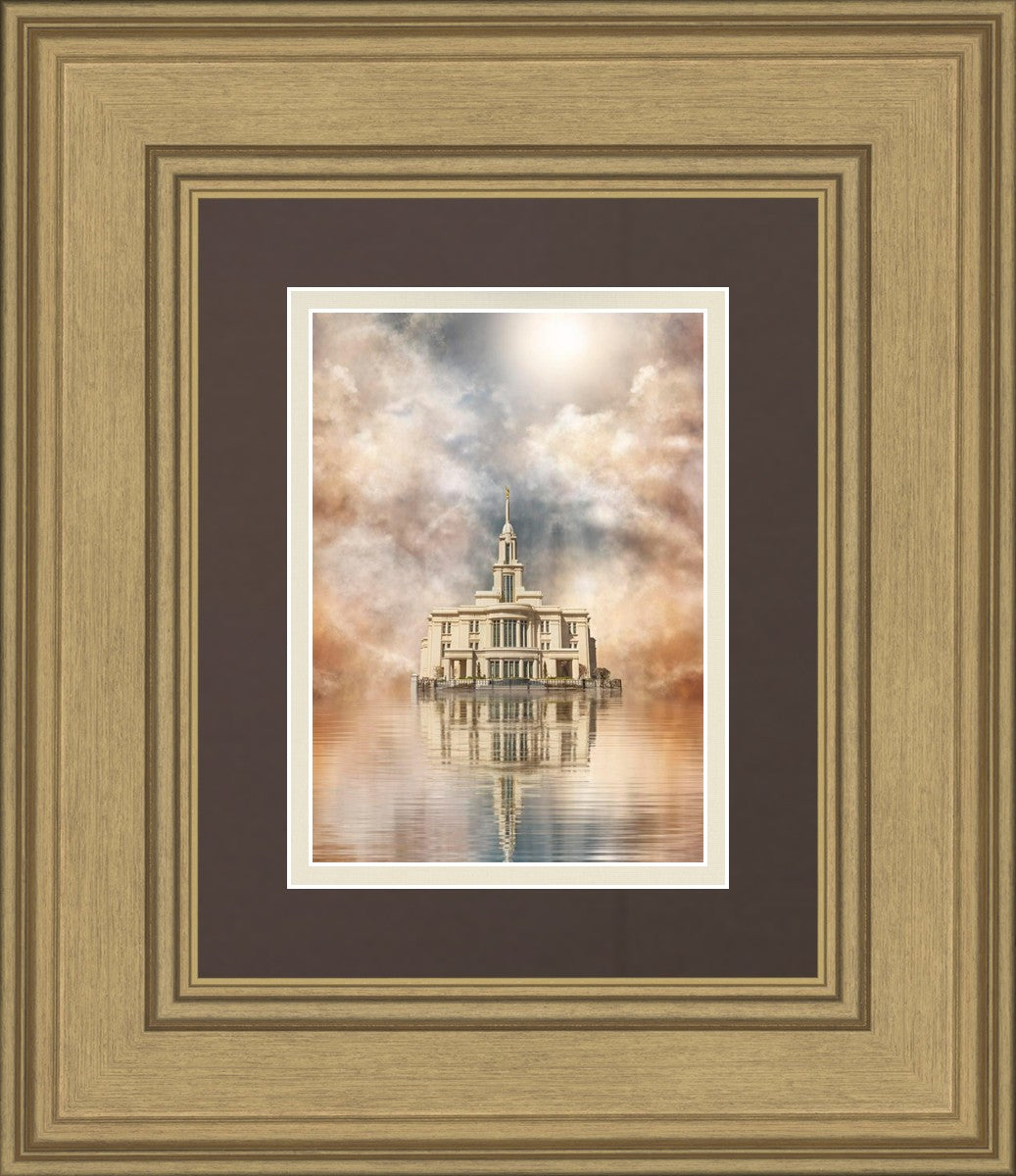 Millennial Reflection Payson Utah Temple