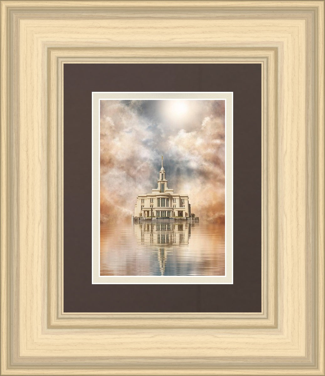 Millennial Reflection Payson Utah Temple